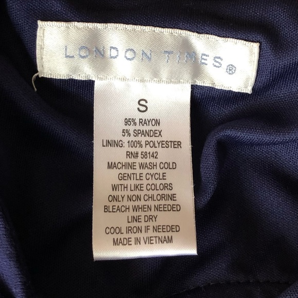 LONDON TIMES royal purple dress size SMALL - Picture 6 of 6